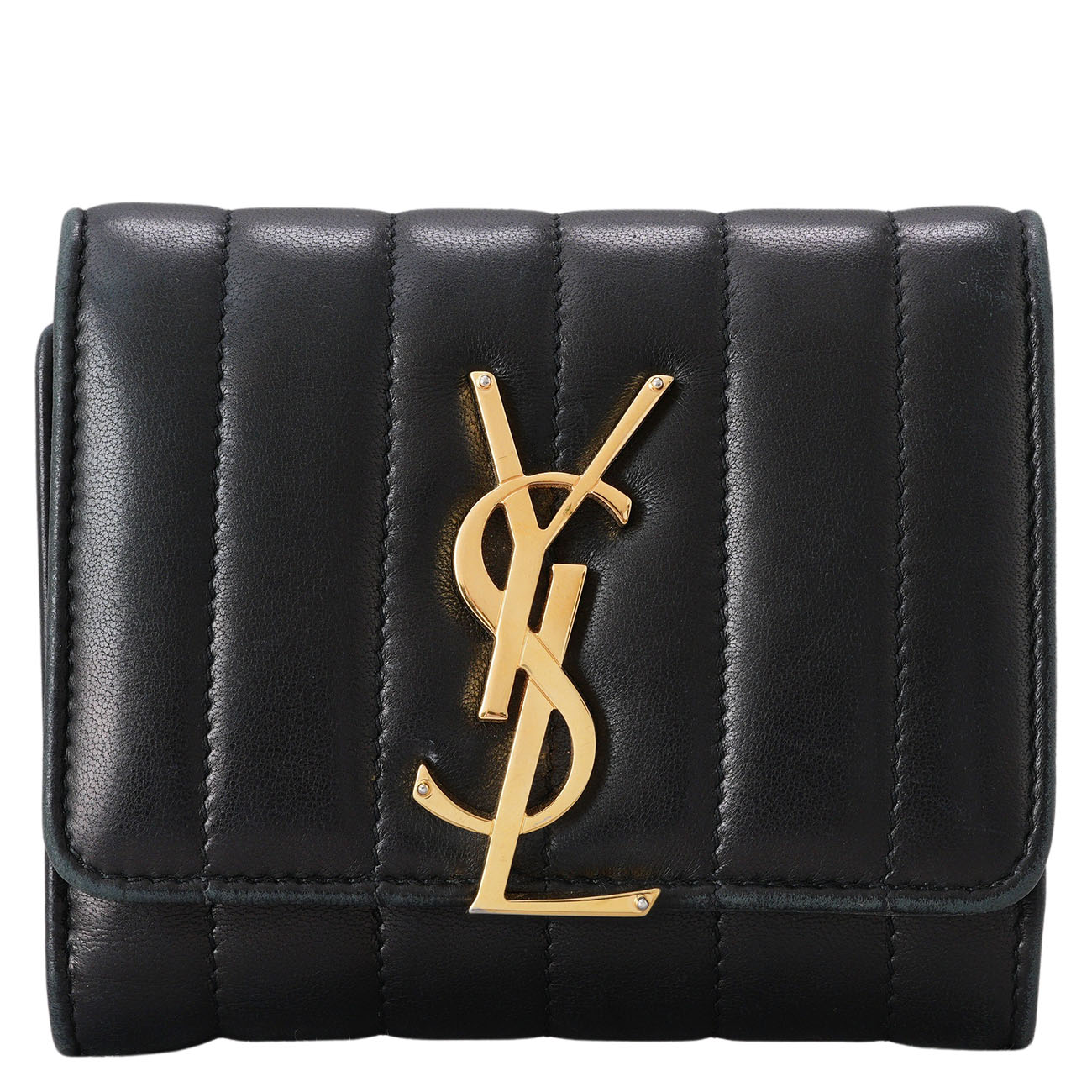 YVES SAINT LAURENT(USED)생로랑 539976 비키 반지갑